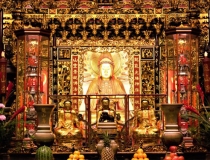 超度法事：超度亡灵供奉纸牌位，帮助亡灵往生转世